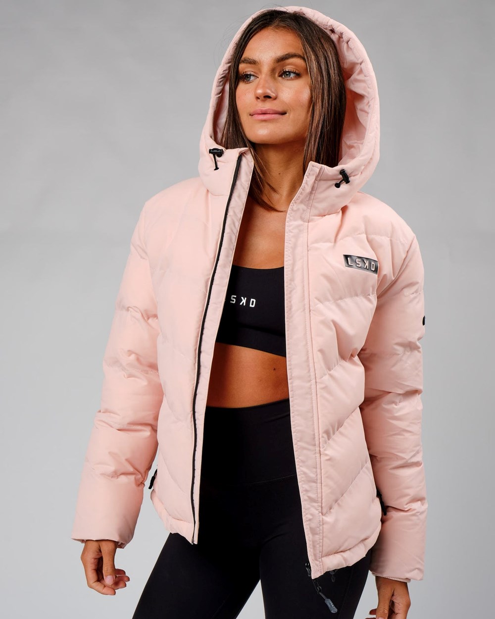 Peach Whip LSKD Roasted Puffer Jacket 22 | PV5129738