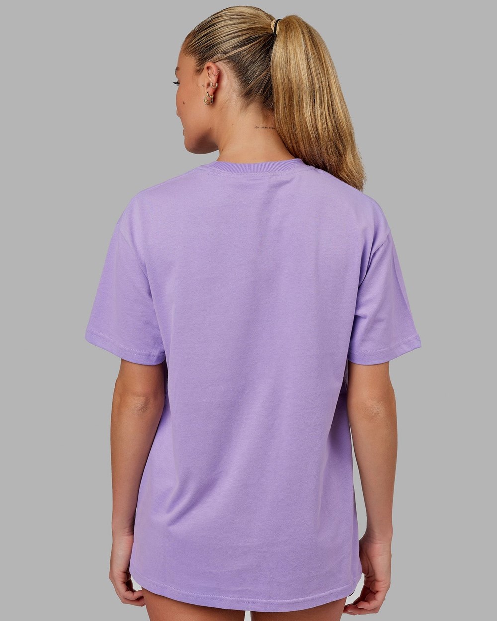 Peak Purple LSKD Free Throw Heavyweight Tee Oversize | CU6059273