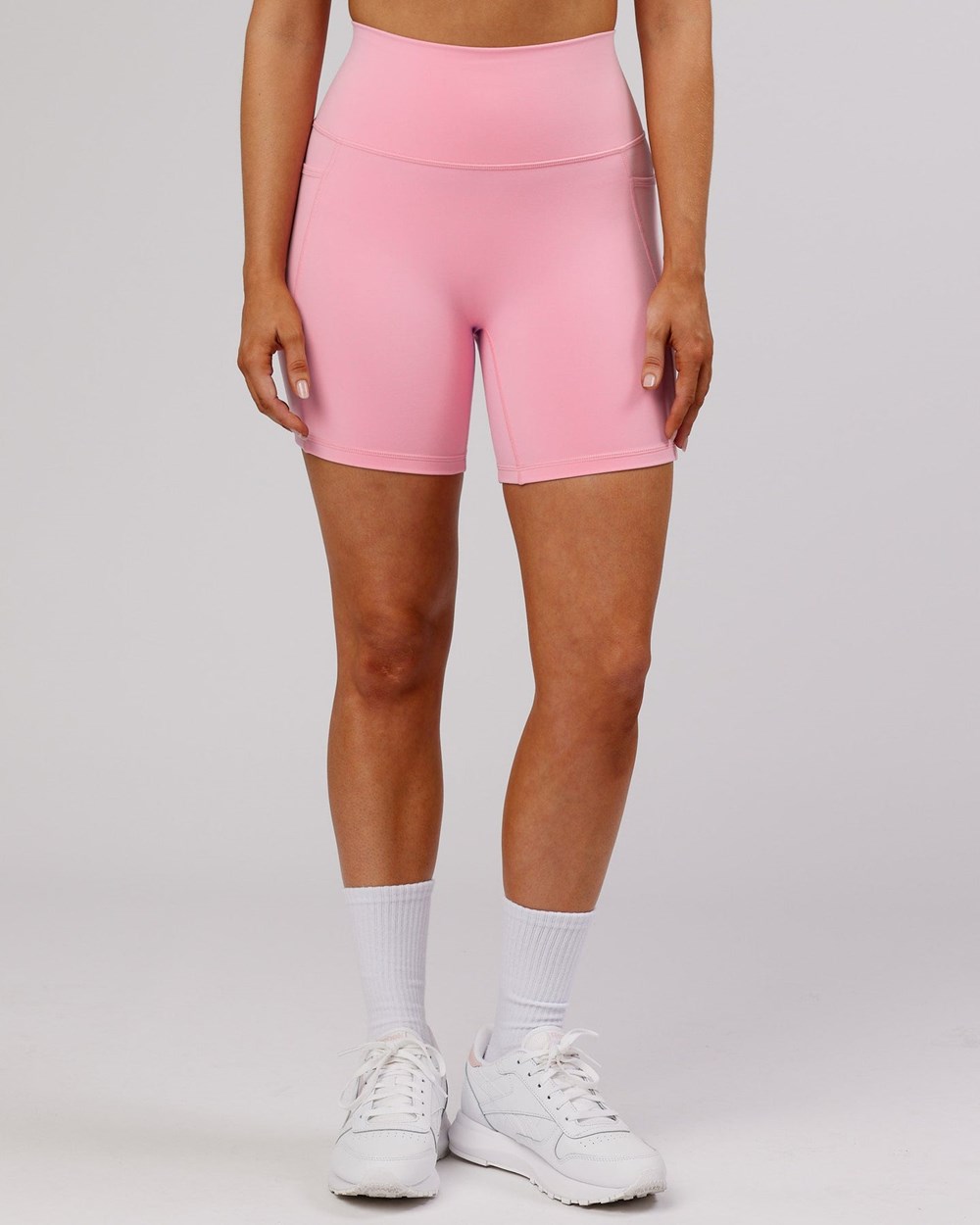 Pink Frosting LSKD Fusion Mid-Length Bike Short | TB7342651