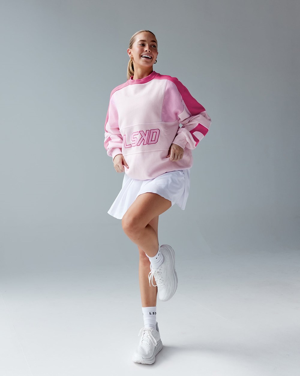 Pink Multi LSKD Slam Sweater Oversize | BI9253846