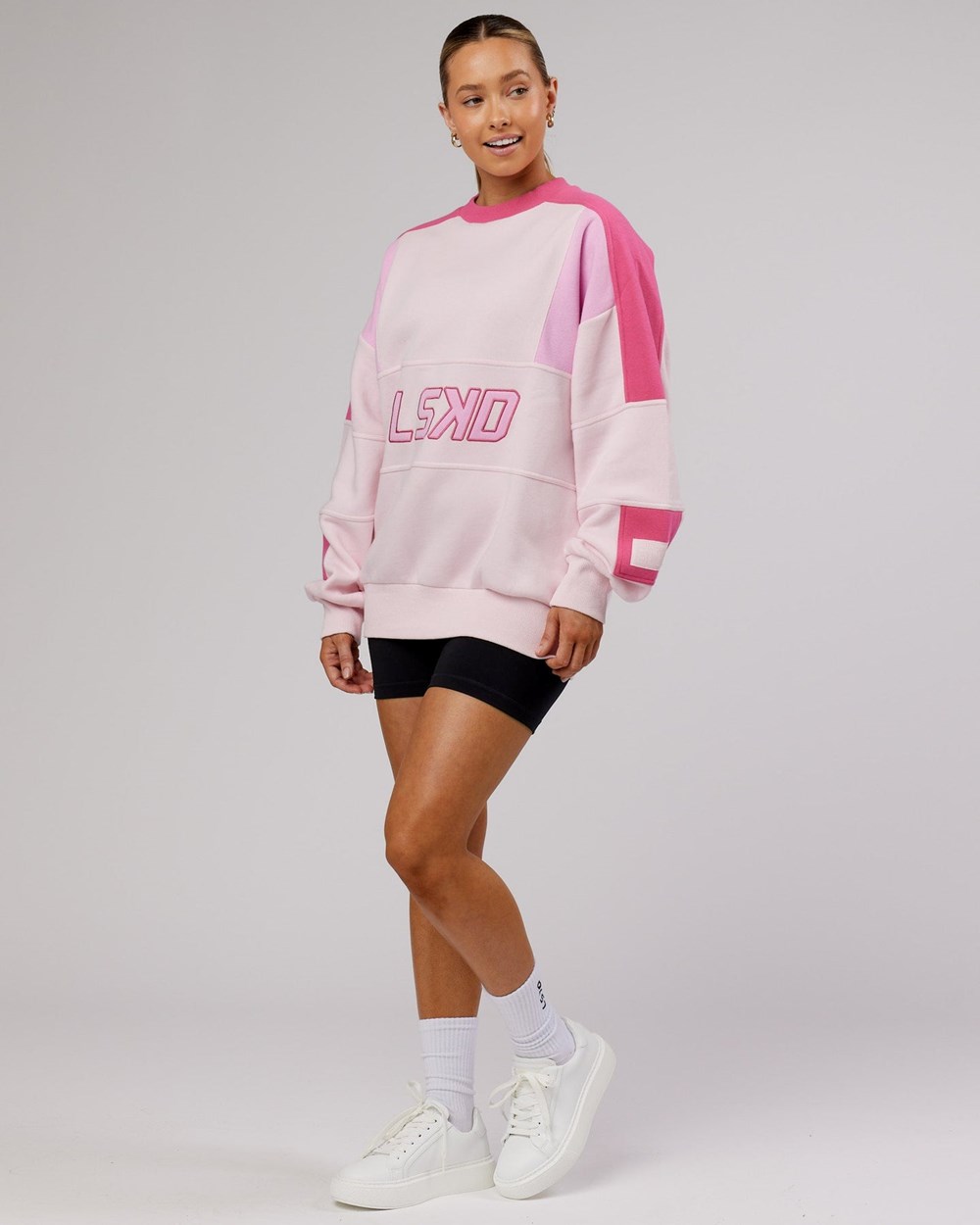 Pink Multi LSKD Slam Sweater Oversize | BI9253846