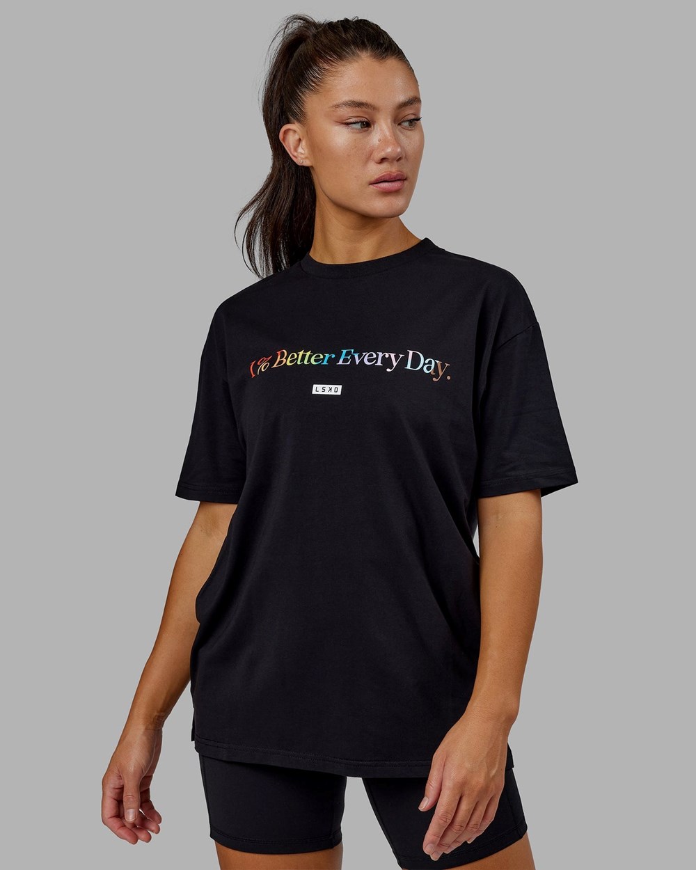 Pride / Black LSKD 1% Better FLXCotton Tee Oversize | GI6387159