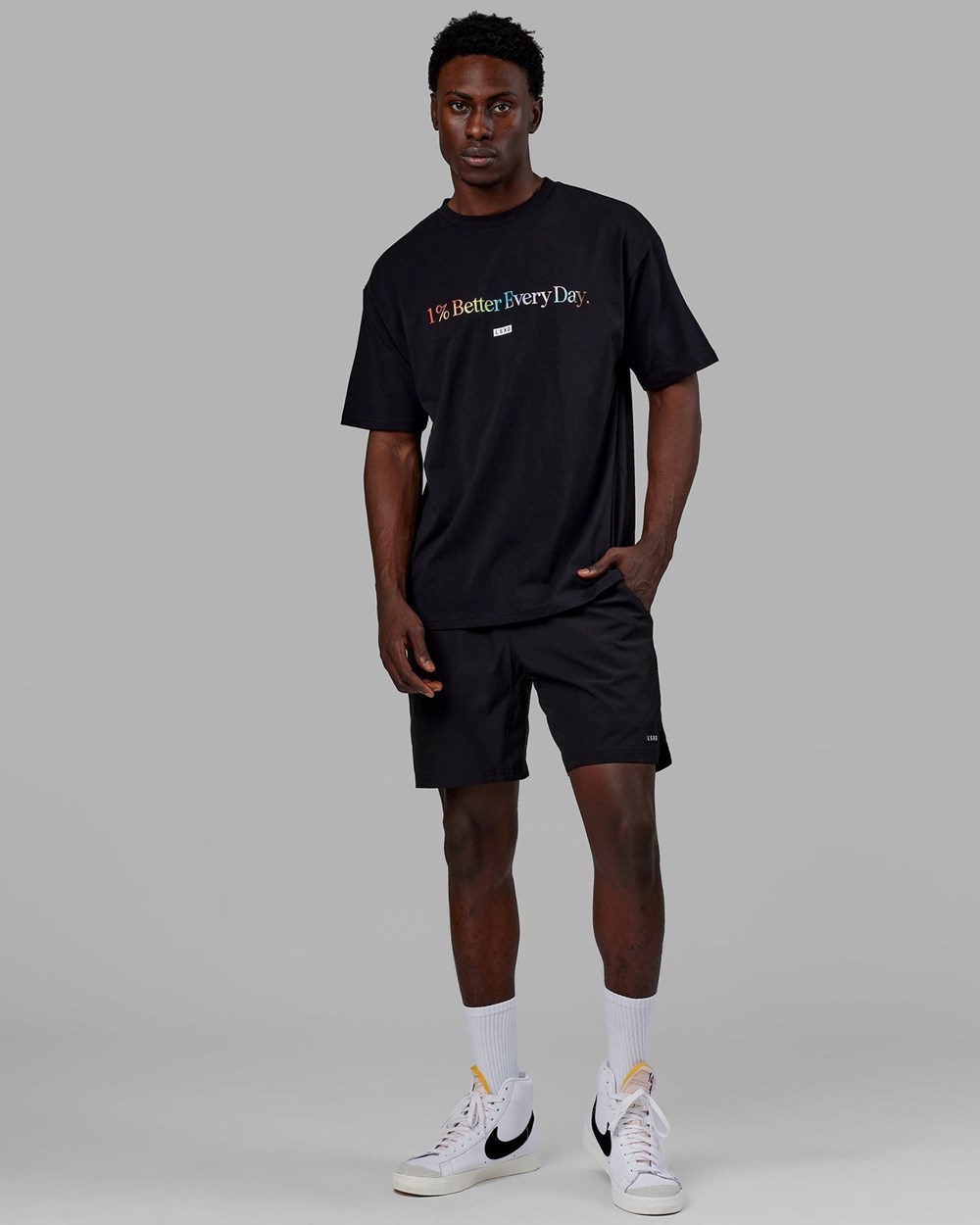 Pride / Black LSKD 1% Better FLXCotton Tee Oversize | TO9246837