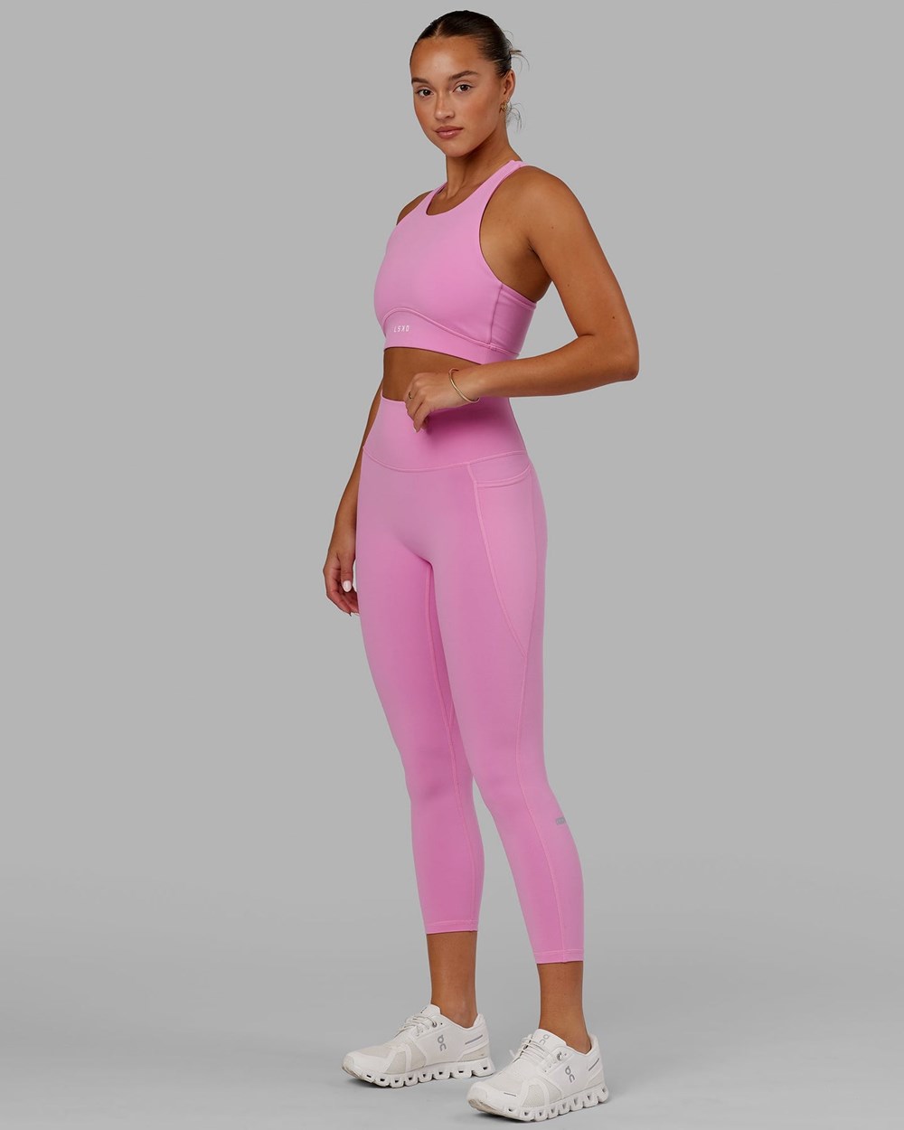 Spark Pink LSKD Fusion 7/8 Length Legging | TF7820931