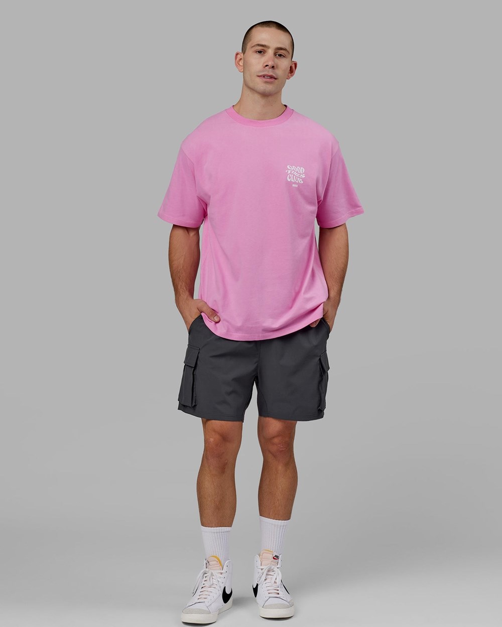 Spark Pink LSKD Good Times Heavyweight Tee Oversize | JV7352410