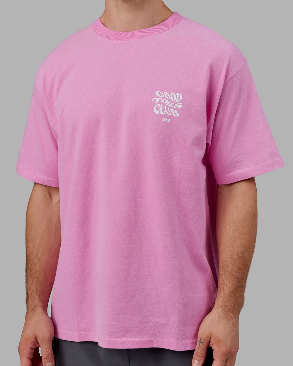 Spark Pink LSKD Good Times Heavyweight Tee Oversize | JV7352410