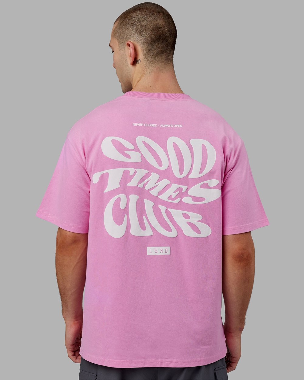 Spark Pink LSKD Good Times Heavyweight Tee Oversize | JV7352410