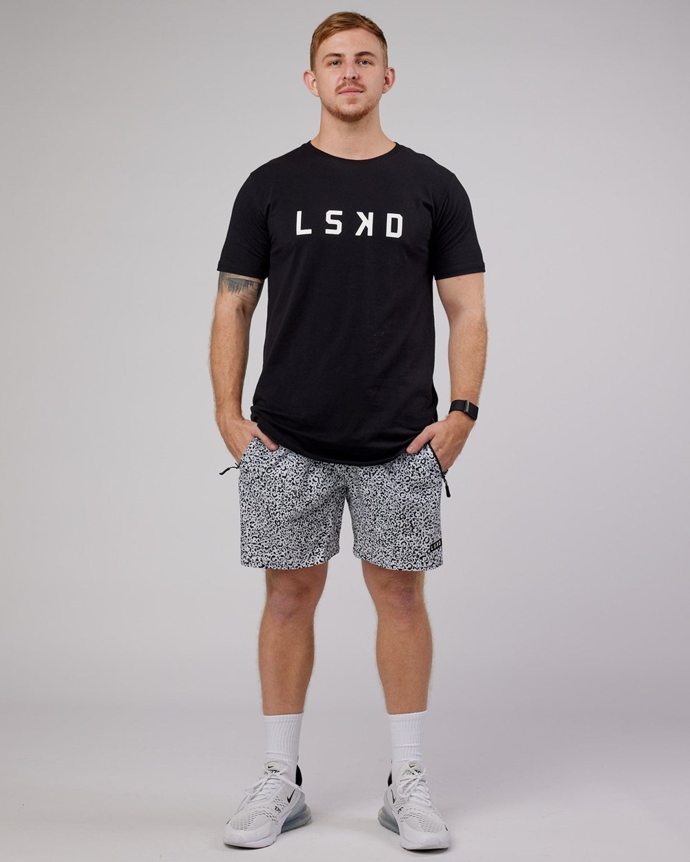 Spotty White / Black LSKD Rep 7'' Performance Short | NQ1964872