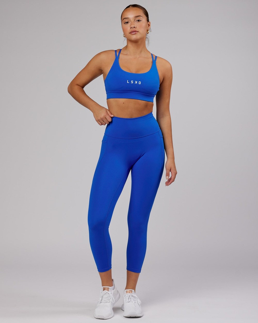 Strong Blue LSKD Bridge Sports Bra | KS3479820