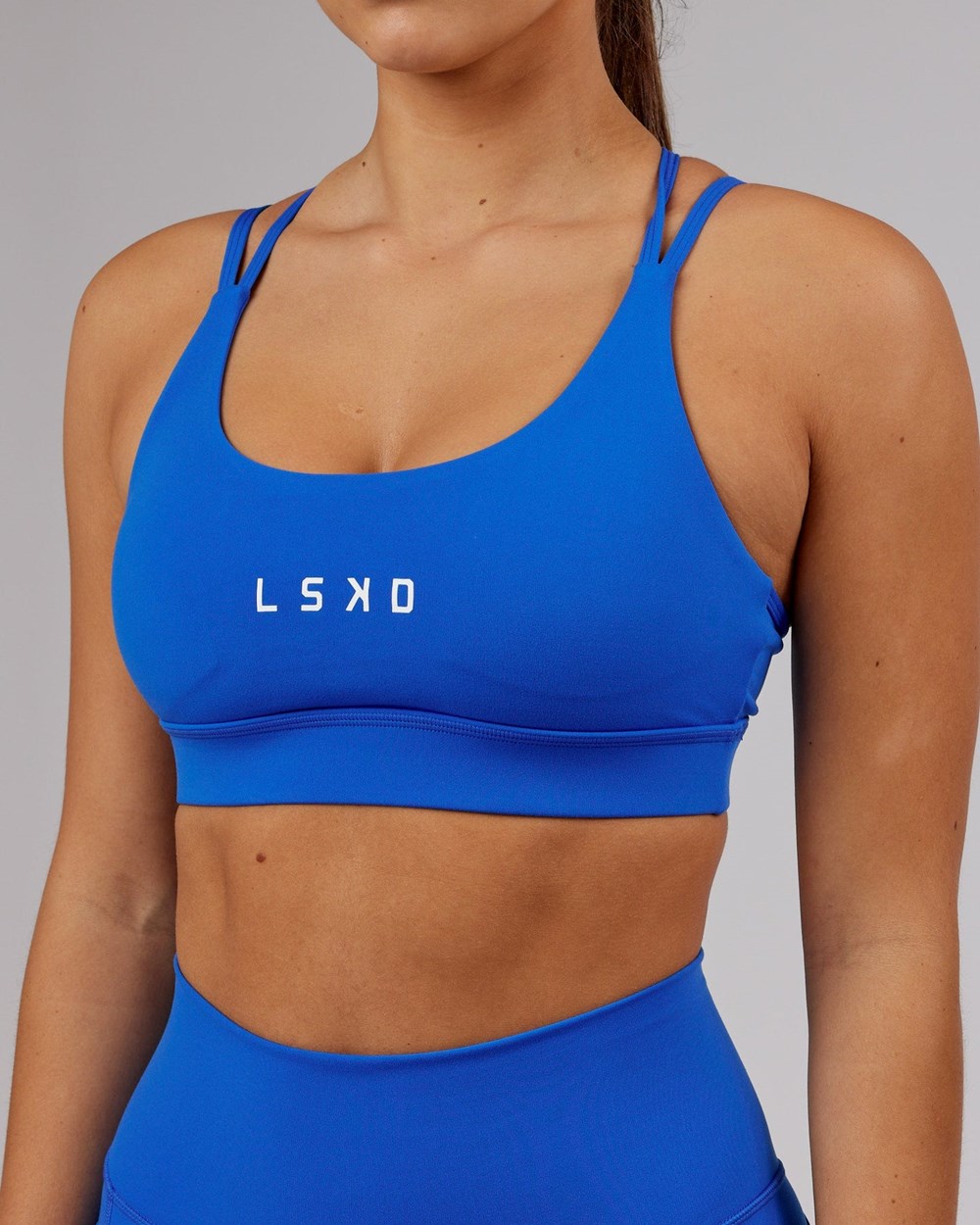 Strong Blue LSKD Bridge Sports Bra | KS3479820