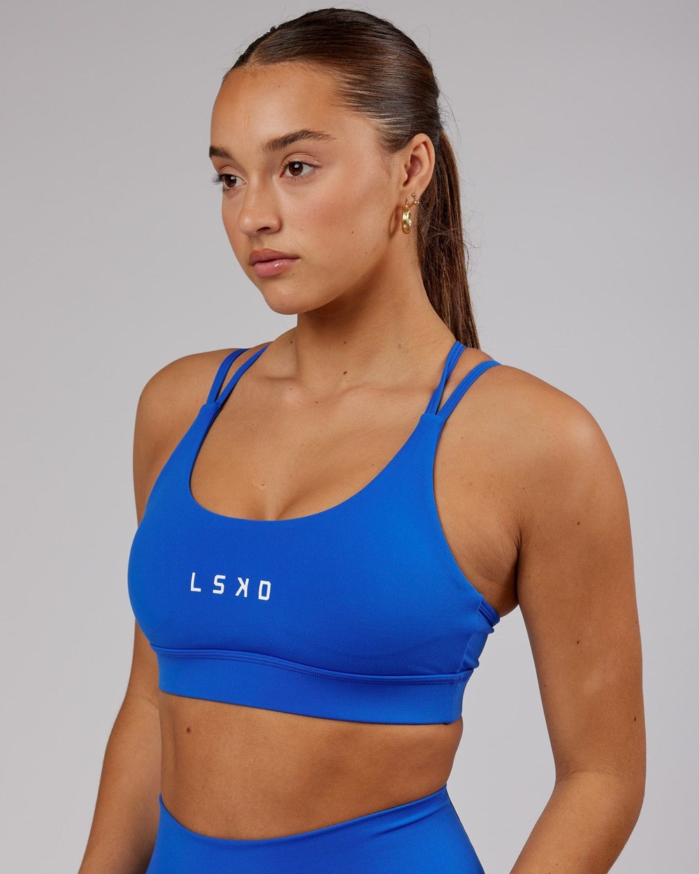 Strong Blue LSKD Bridge Sports Bra | KS3479820