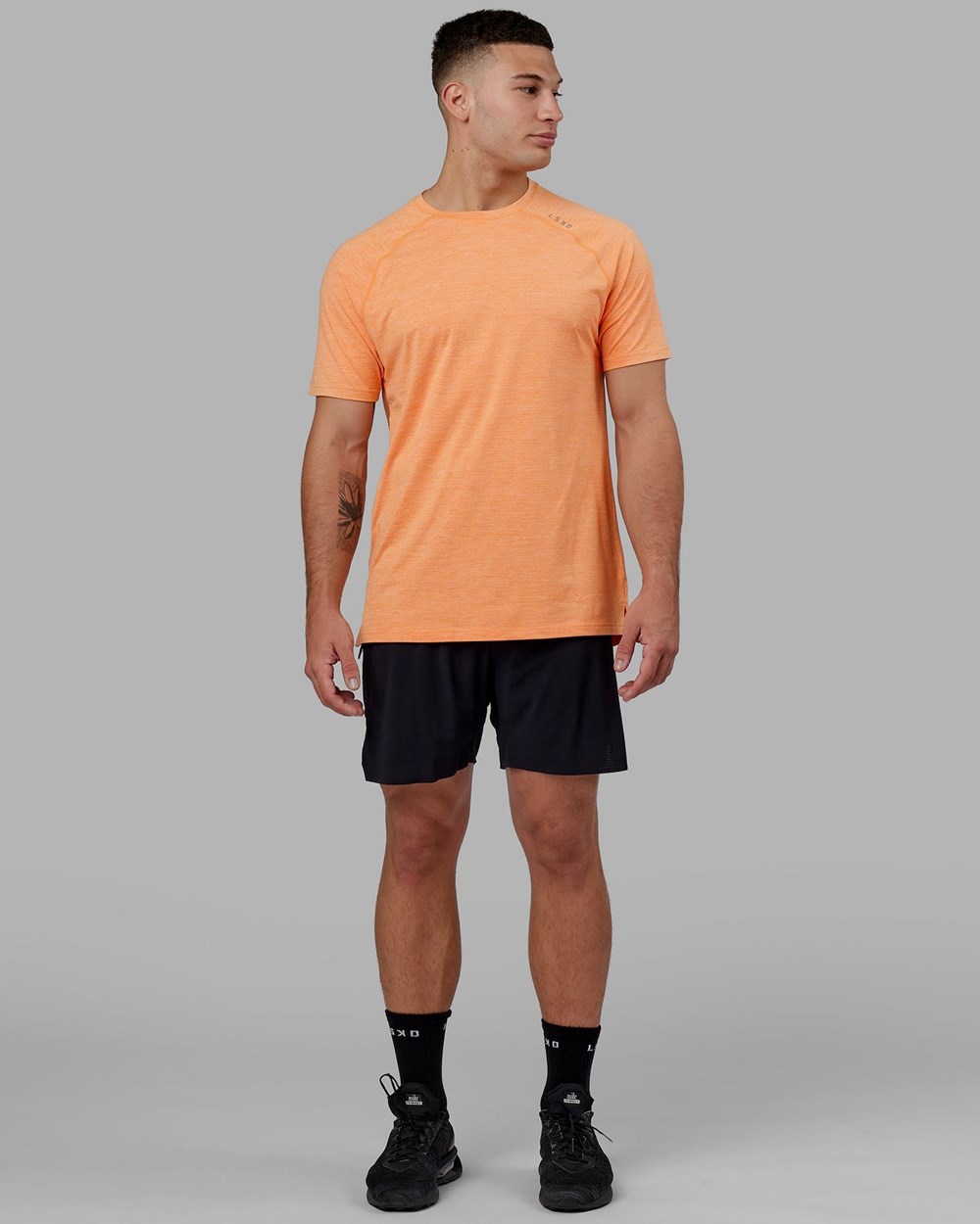 Tangerine Marl LSKD Perform VapourFLX Tee | SE2746150