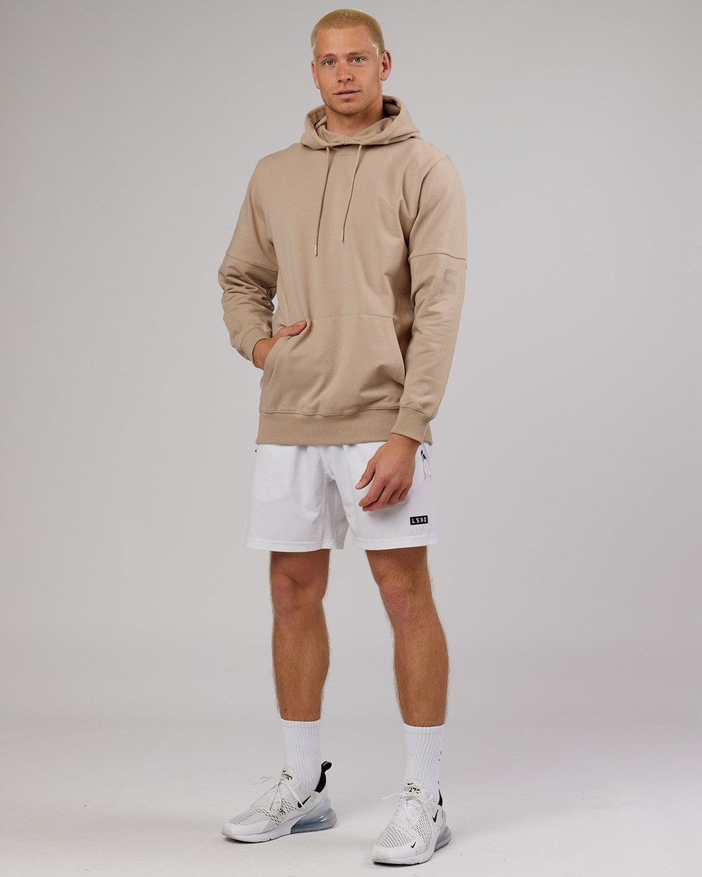 Taupe LSKD Perimeter FLXFleece Hoodie | BF3162480