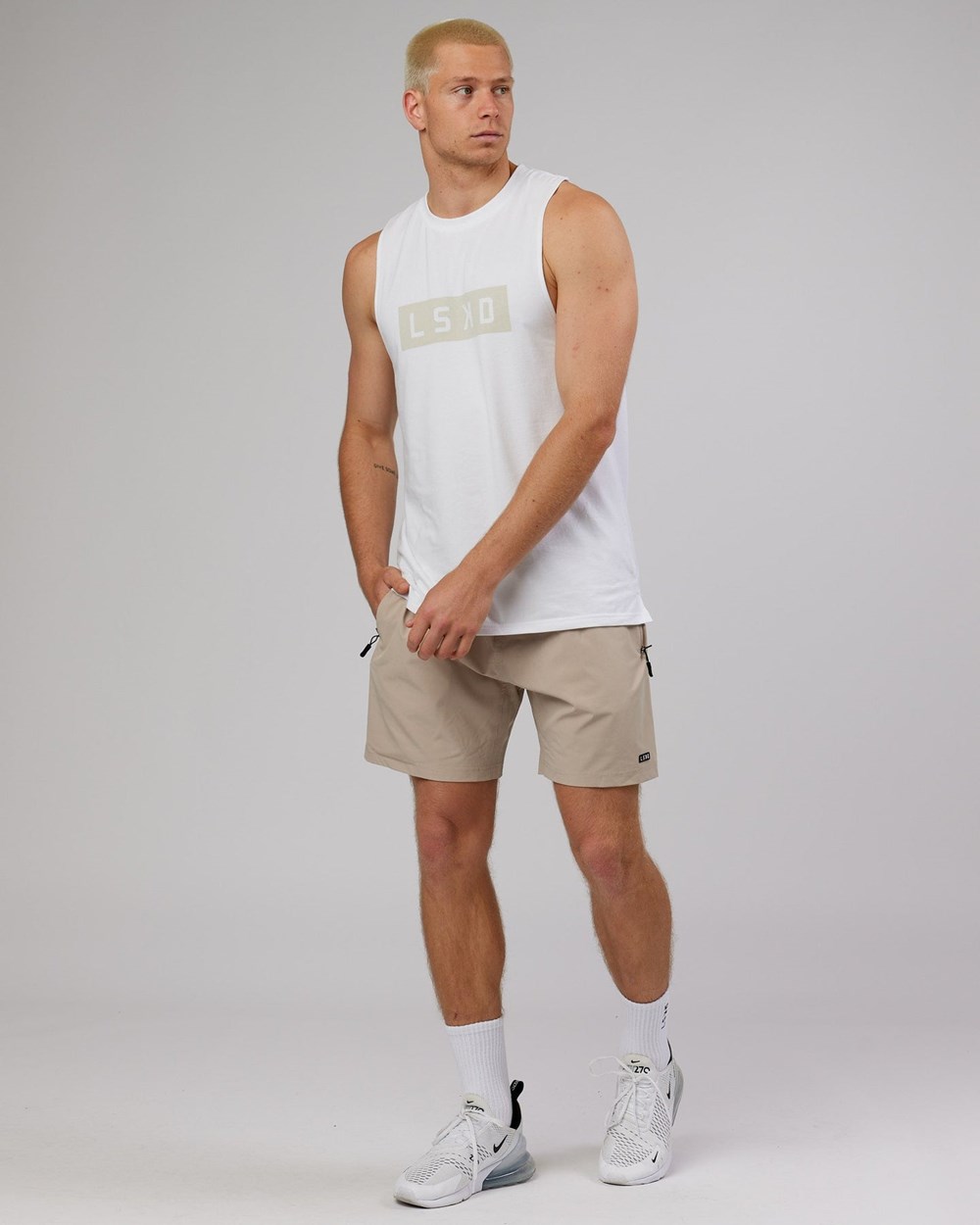 Taupe LSKD Rep 7'' Performance Short | RB5128304