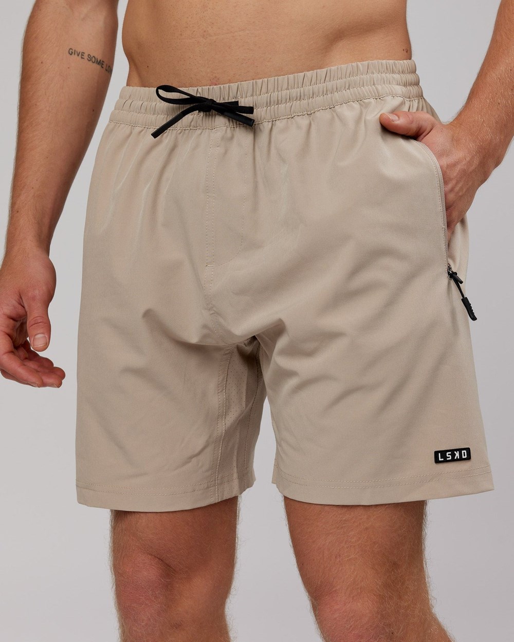 Taupe LSKD Rep 7'' Performance Short | RB5128304