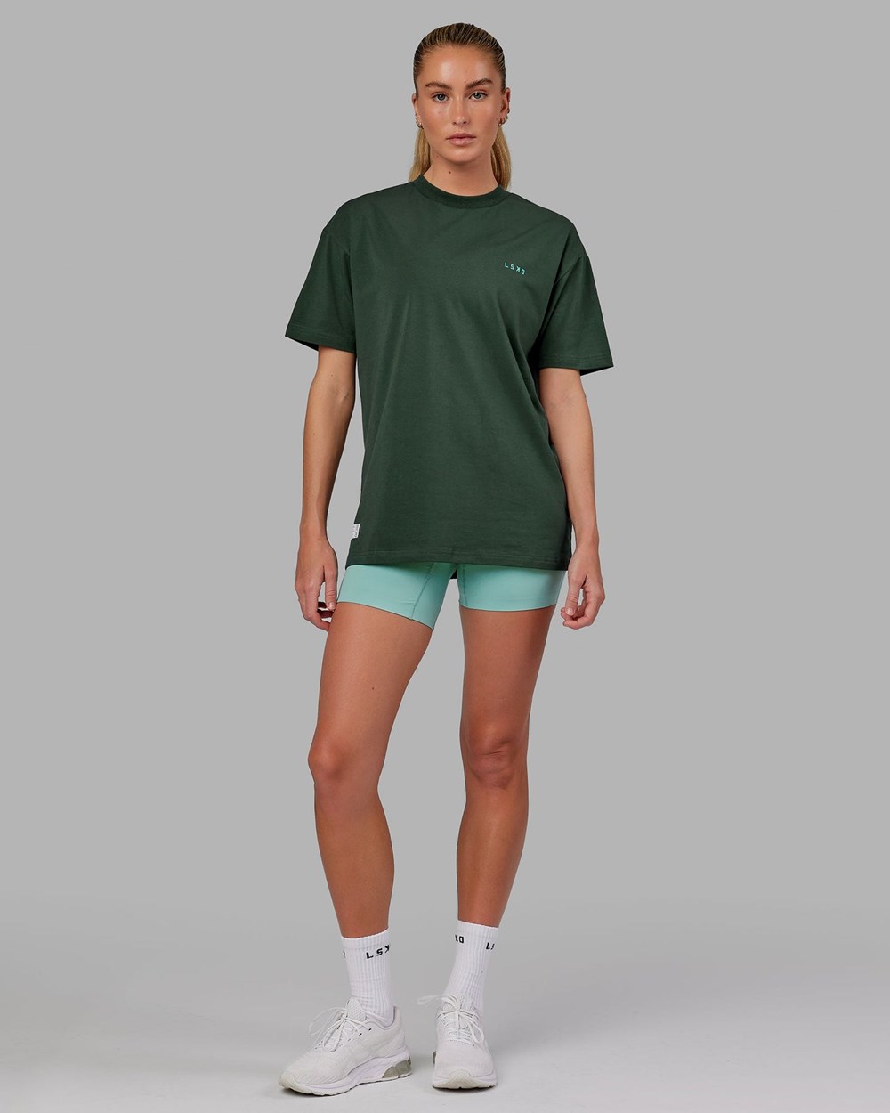 Vital Green / Teal LSKD VS2 FLXCotton Tee Oversize | MD6017582