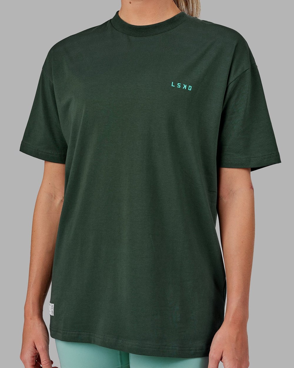 Vital Green / Teal LSKD VS2 FLXCotton Tee Oversize | MD6017582