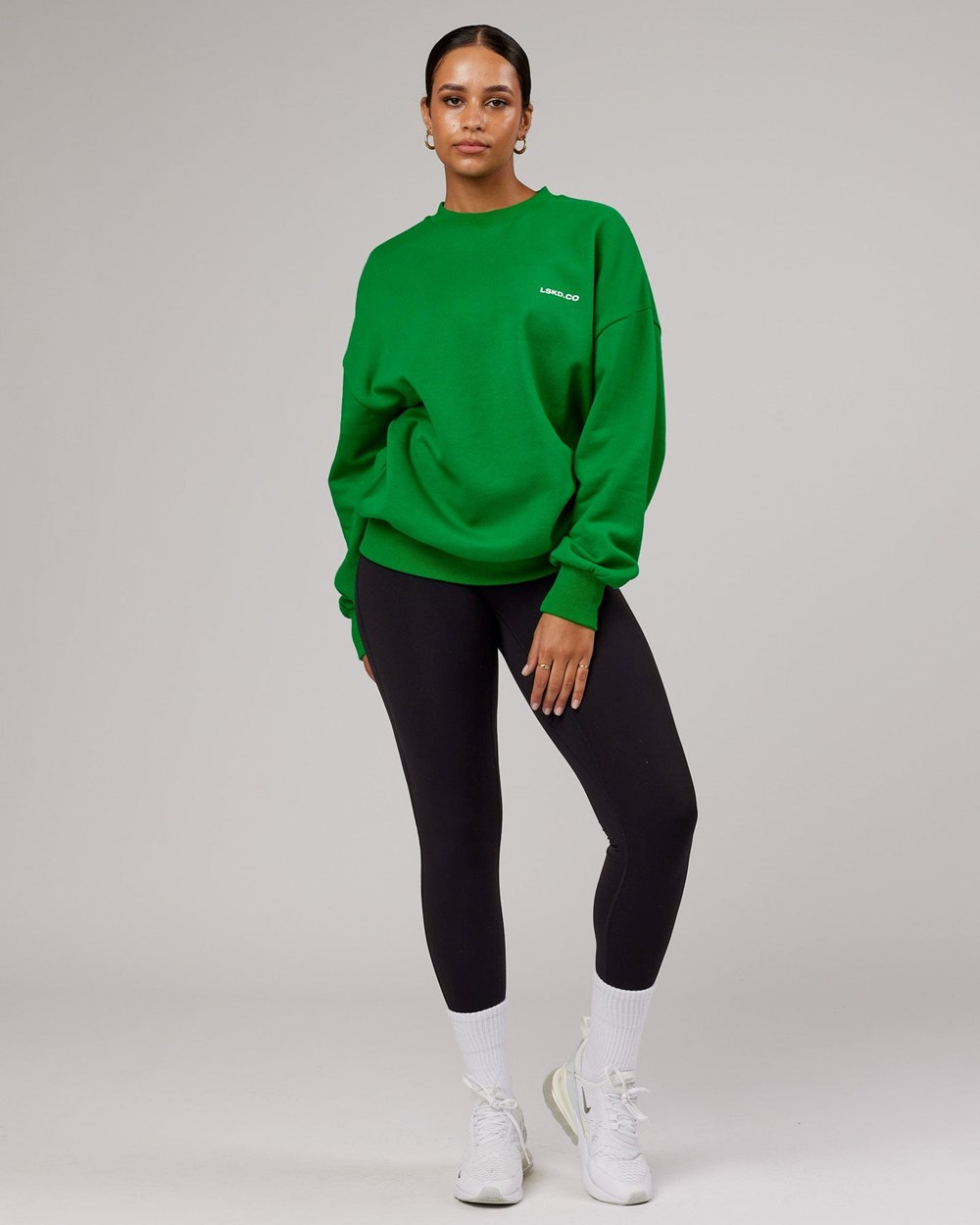 Vivid Green LSKD Revolutions Oversize Sweater | UQ7642853