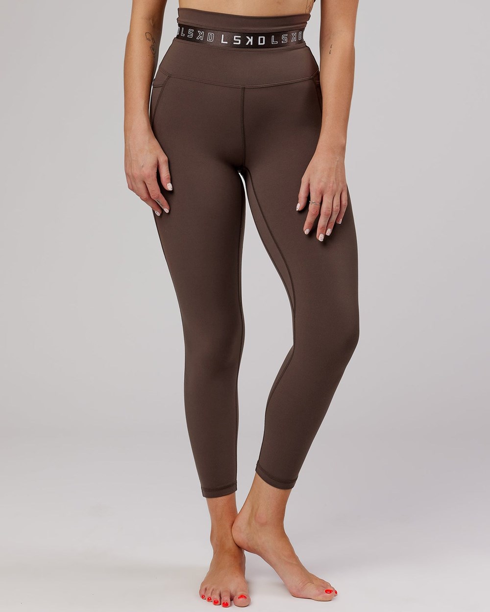 Walnut LSKD Circuit 7/8 Length Legging | TE0376941