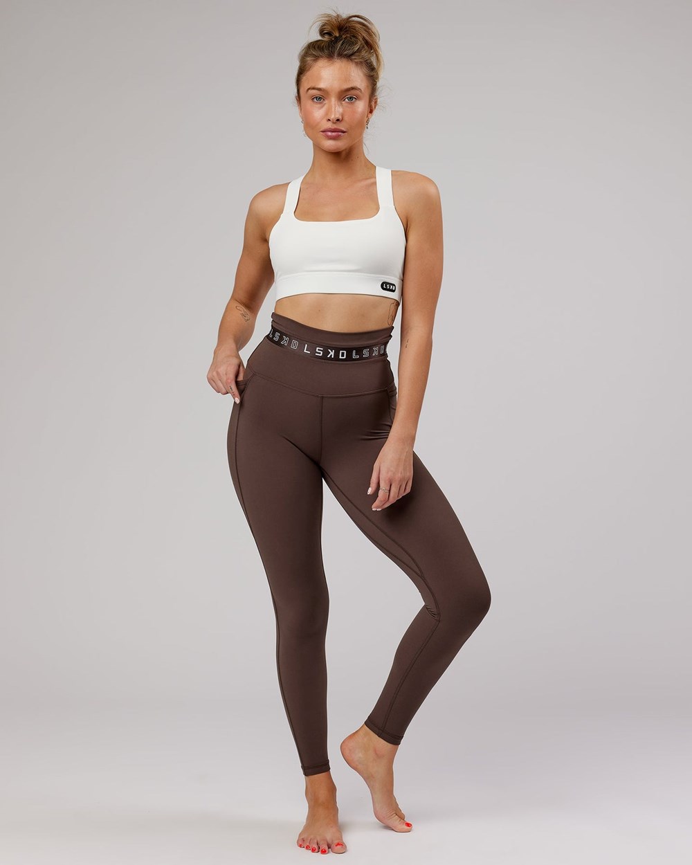 Walnut LSKD Circuit Full Length Legging | BG0291586