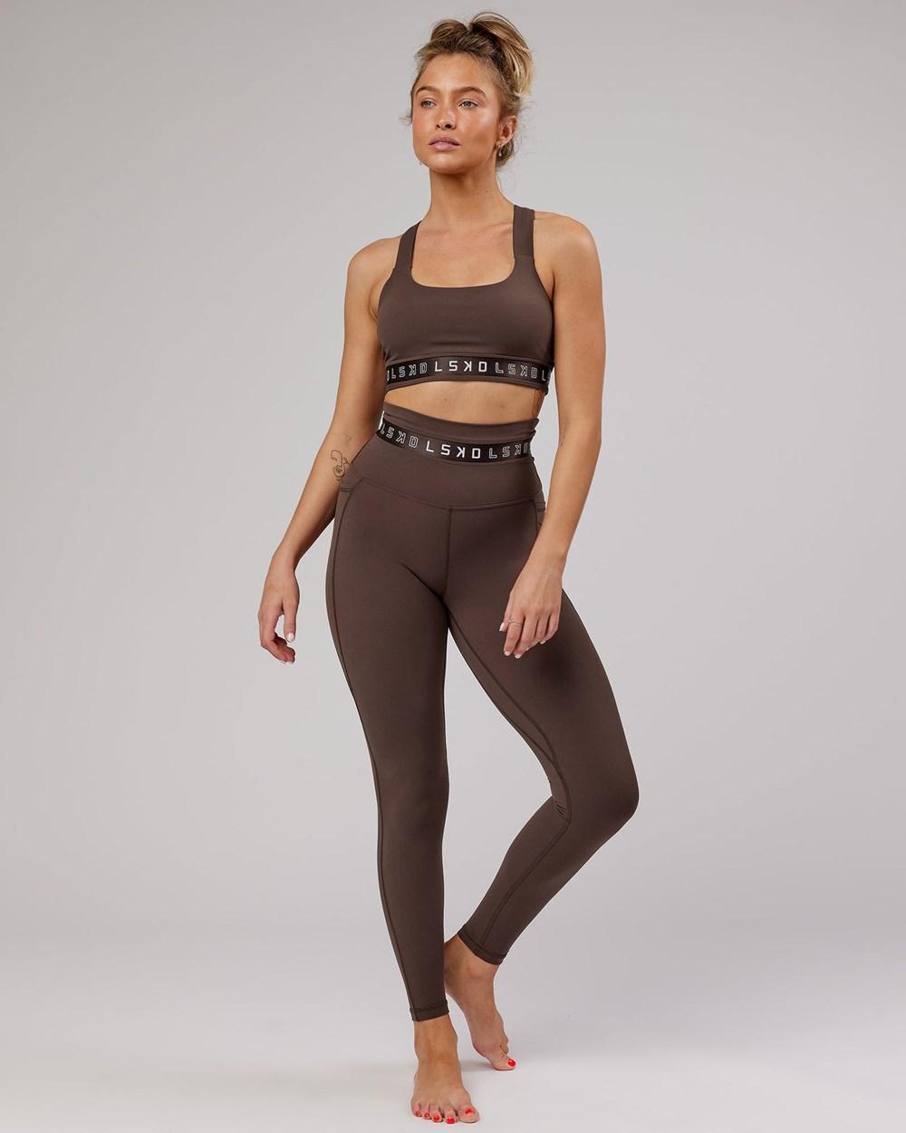 Walnut LSKD Circuit Full Length Legging | BG0291586