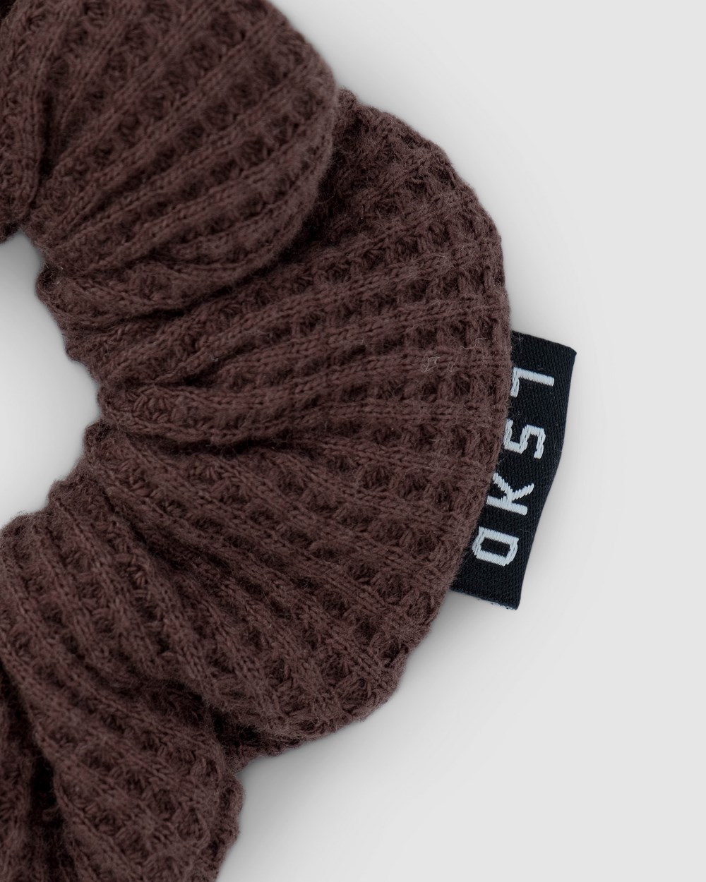 Walnut LSKD Waffle Scrunchie | YW3720916