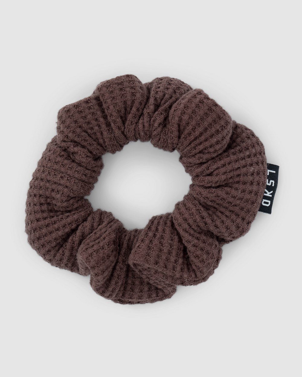 Walnut LSKD Waffle Scrunchie | YW3720916