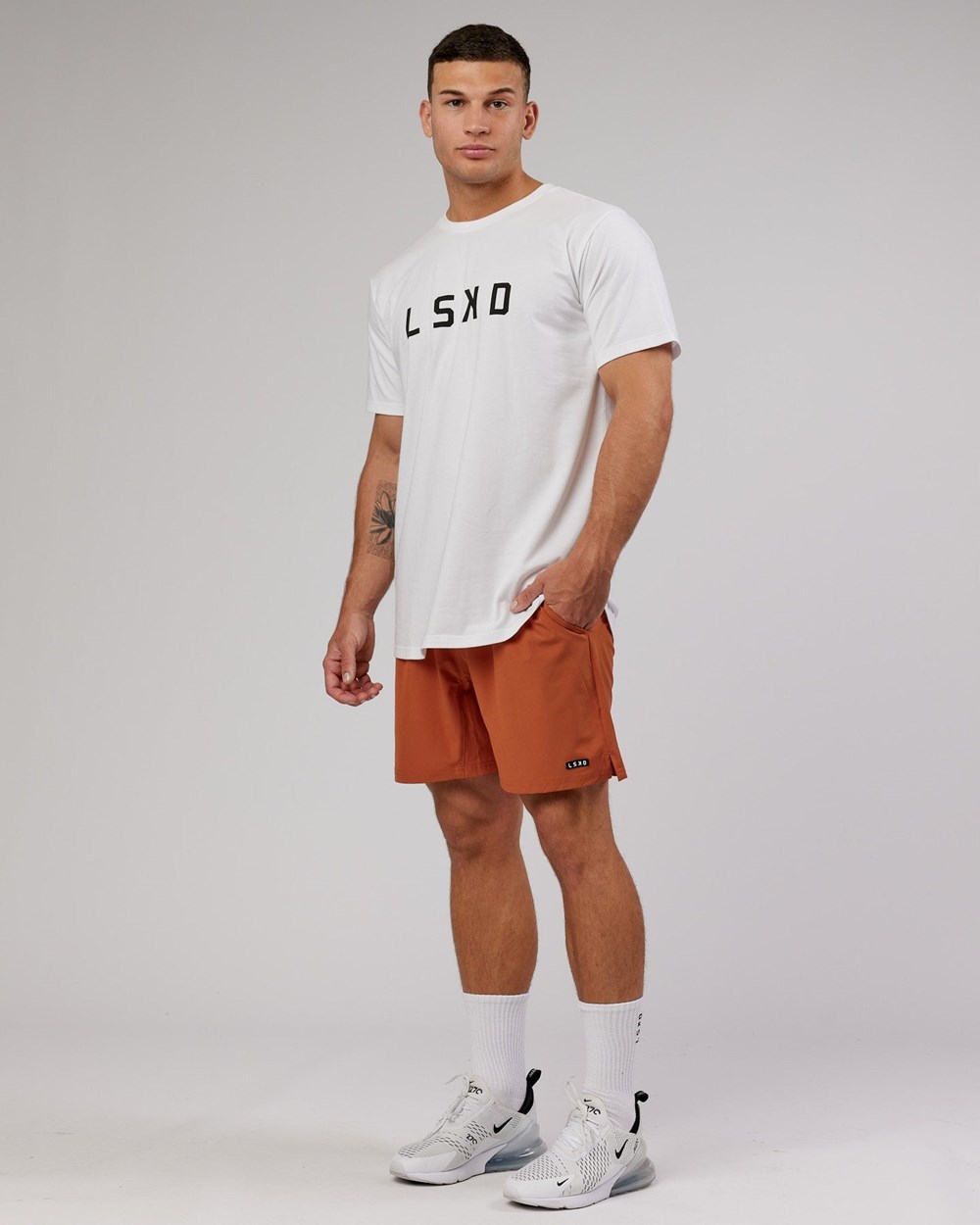 White / Black LSKD Power FLXDRY Tee | UR7481239