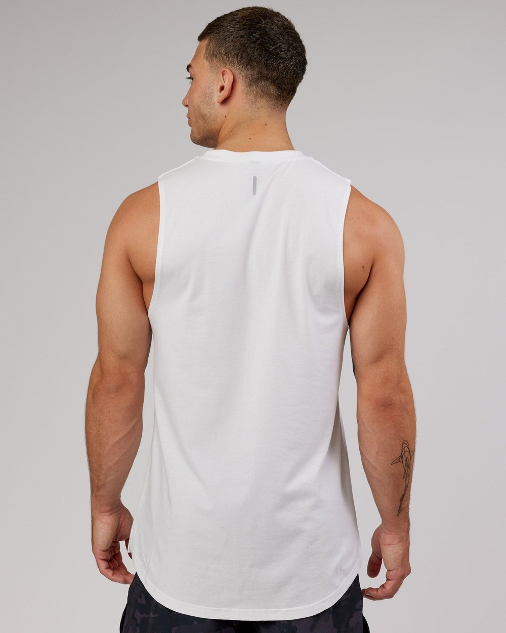 White / Black LSKD Power FLXDRY Training Fit Tank | FA8160749