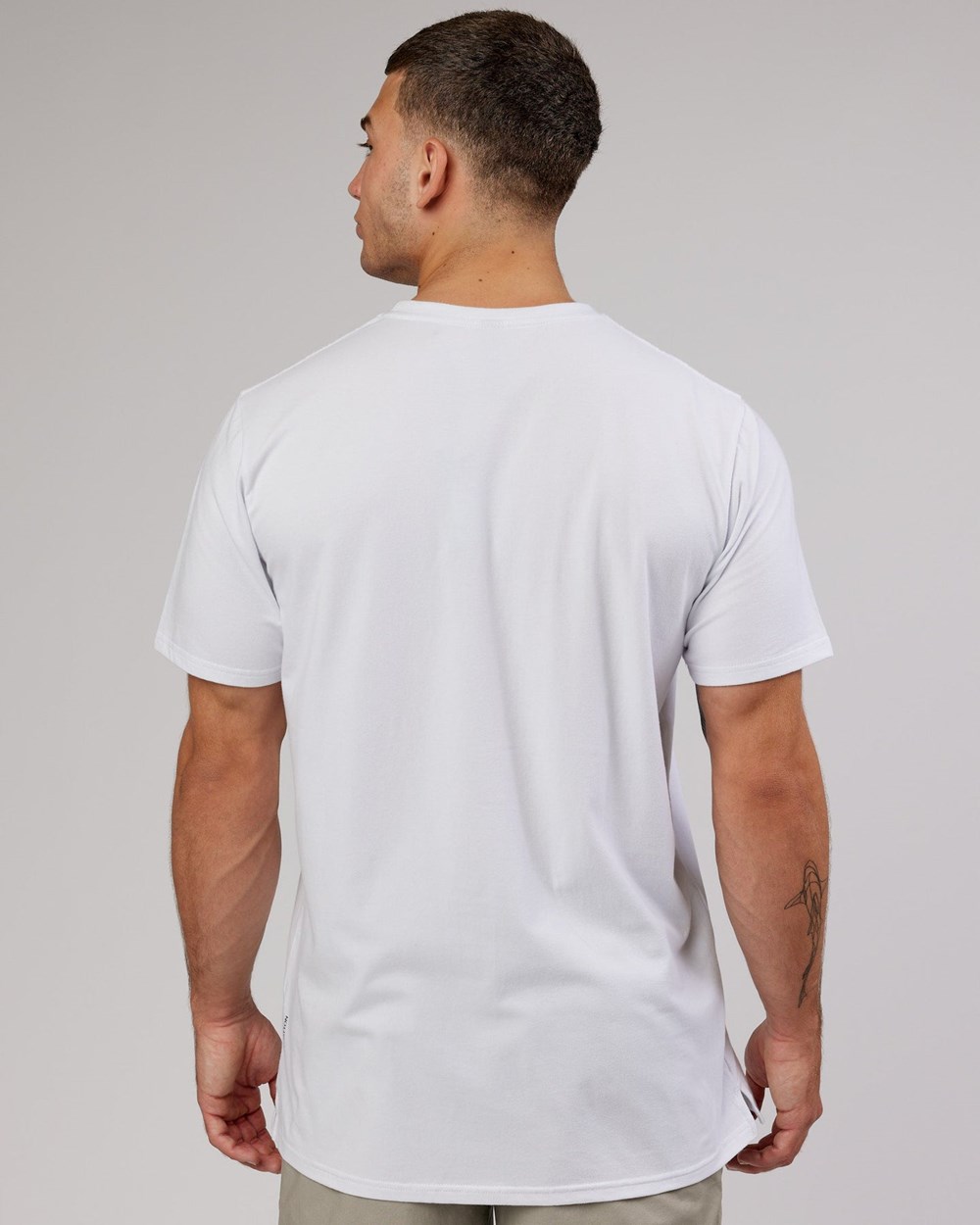 White / Black LSKD Strength FLXCotton Tee | MN2305167