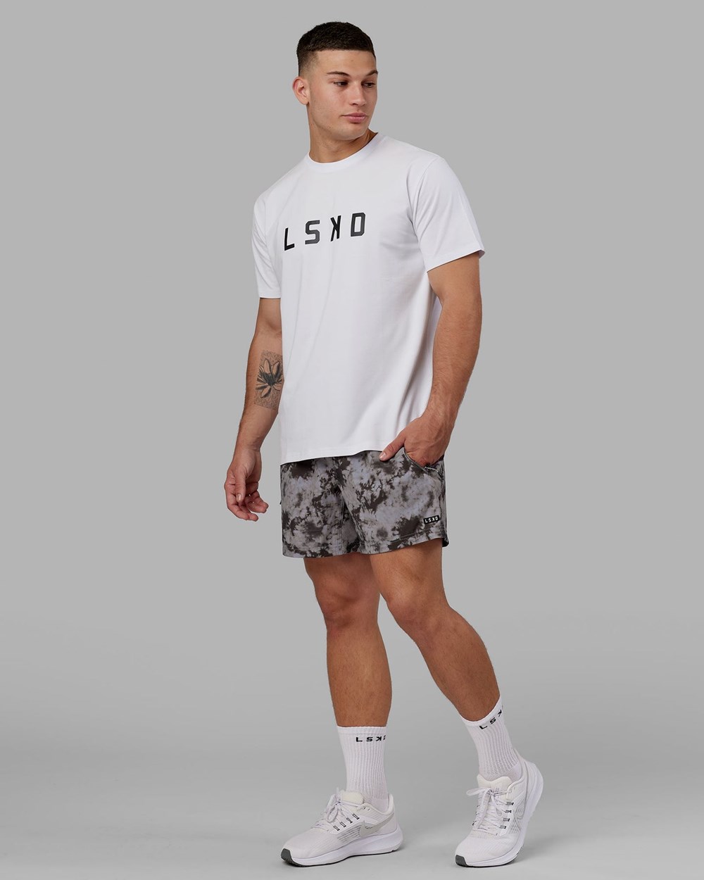 White / Black LSKD Structure Tee | ZC4053761