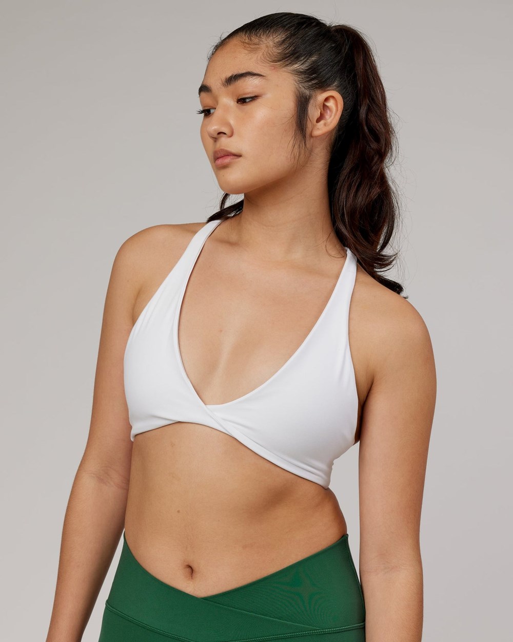 White LSKD Agile Sports Bra | GA2087163