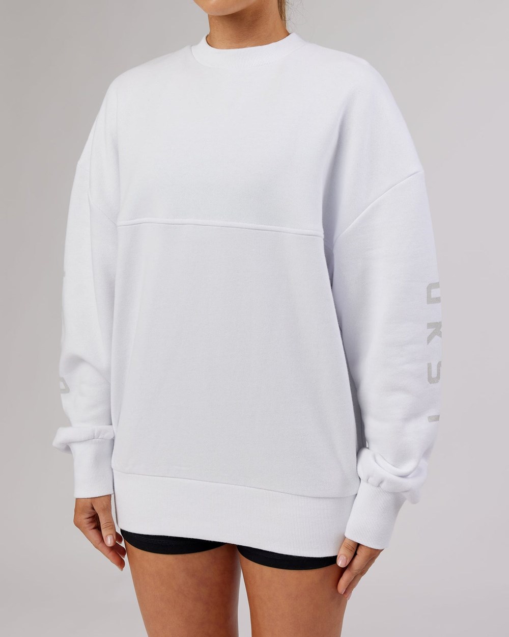 White LSKD Assured Sweater Oversize | IK2839471