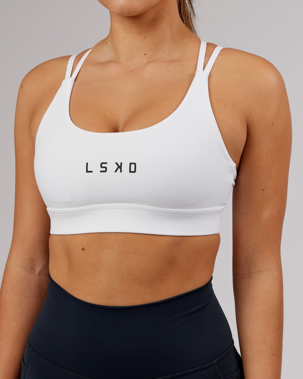 White LSKD Bridge Sports Bra | AG6581203