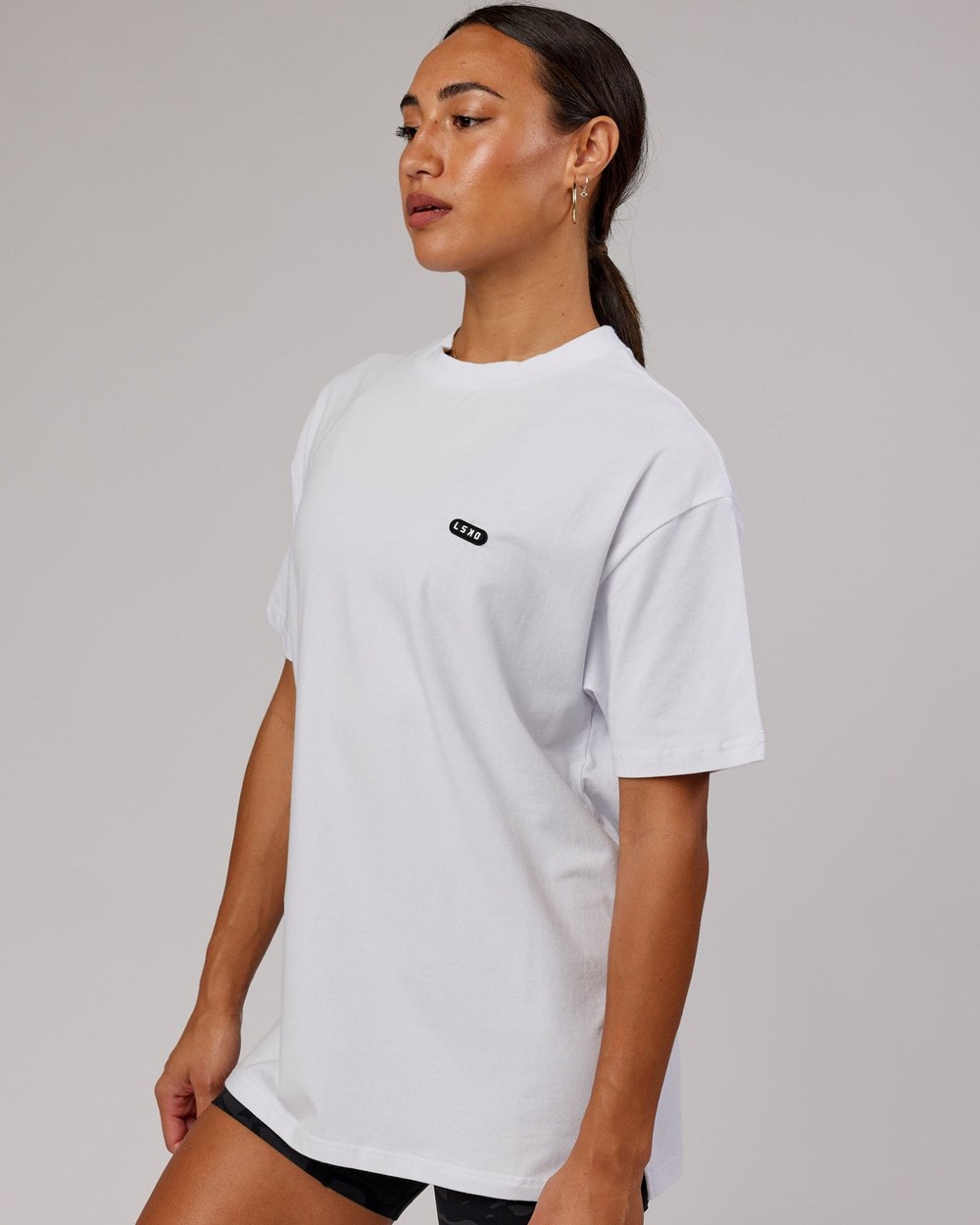 White LSKD Capsule FLXCotton Tee Oversize | NH6975314