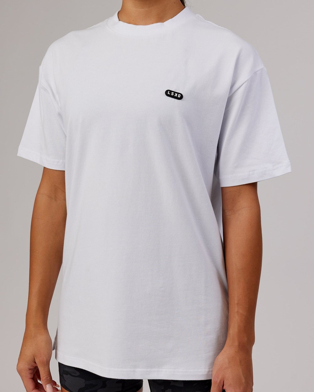 White LSKD Capsule FLXCotton Tee Oversize | NH6975314