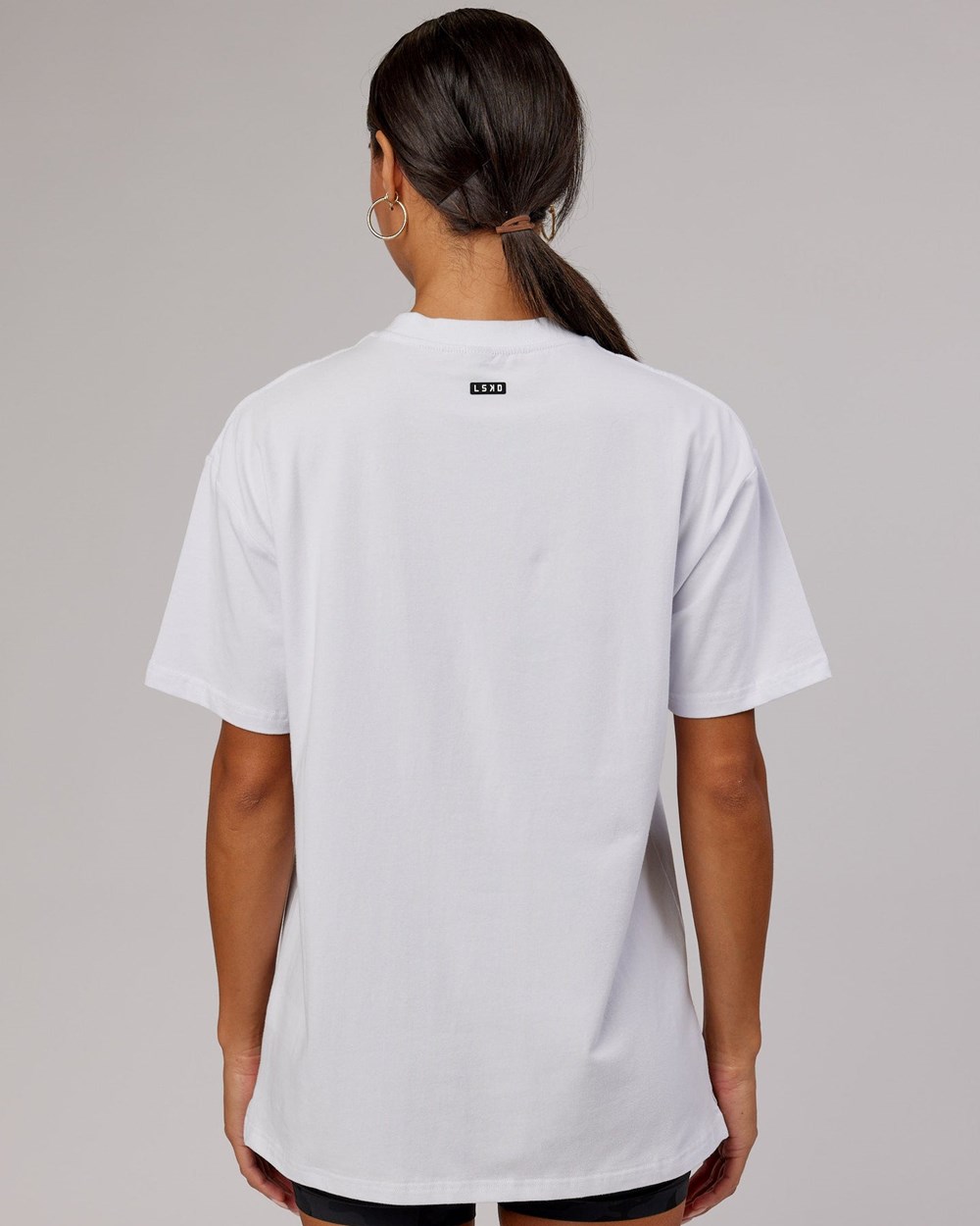 White LSKD Capsule FLXCotton Tee Oversize | NH6975314