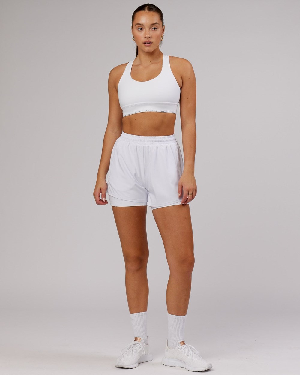 White LSKD Challenger Liner Run Short | BK1542890