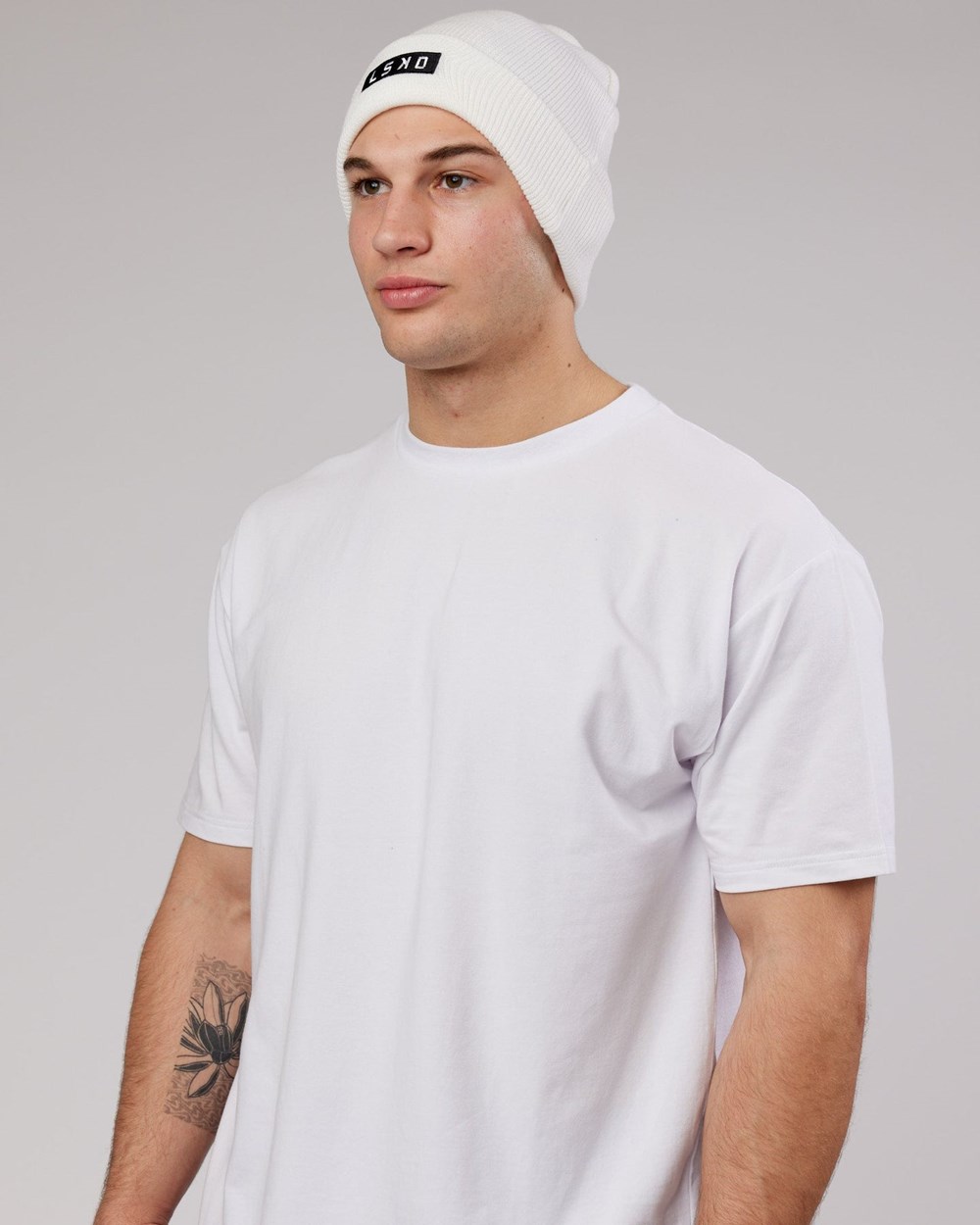 White LSKD Cornerstone Beanie | WK6137524