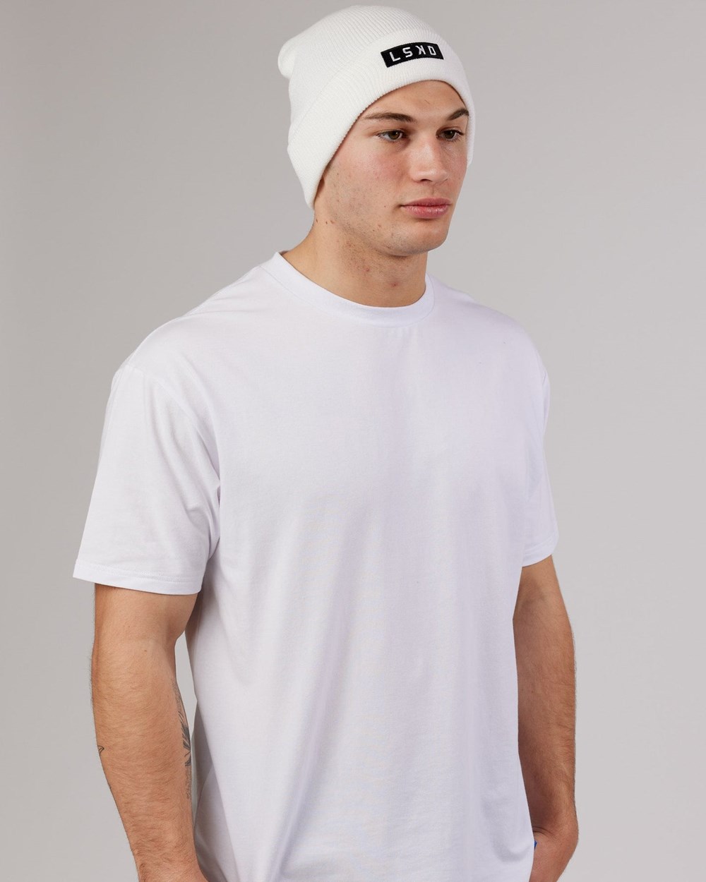 White LSKD Cornerstone Beanie | WK6137524