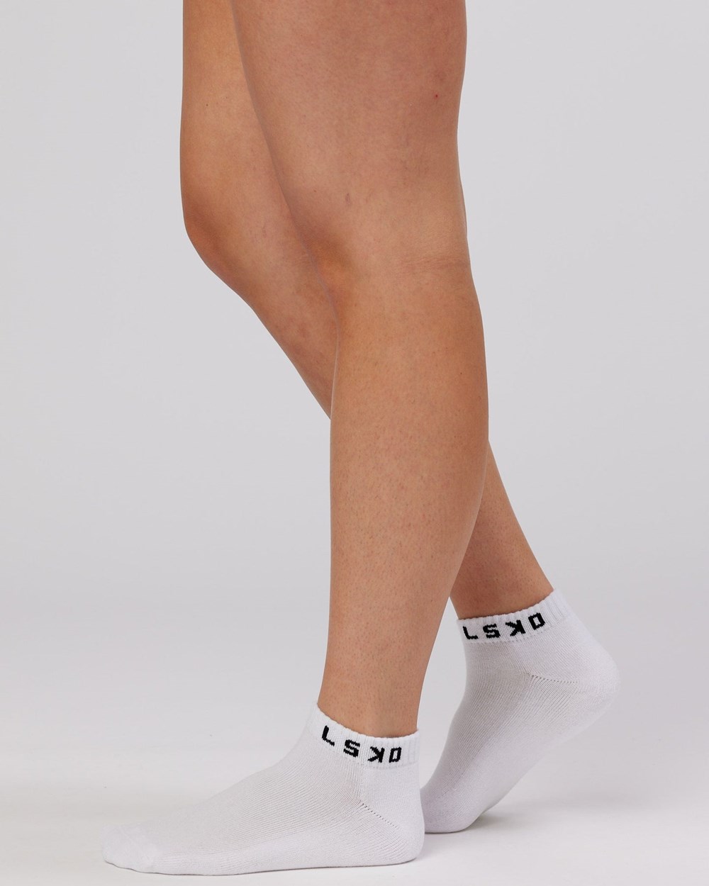 White LSKD Daily 3 Pack (Ankle Sock) | GQ7462185