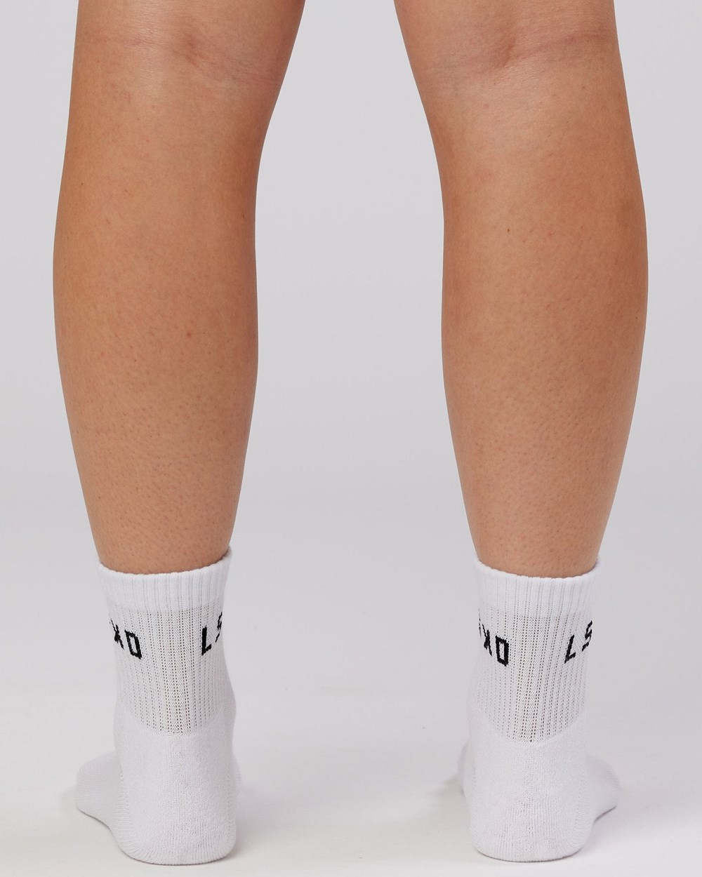 White LSKD Daily Quarter Crew Sock | DJ9160785