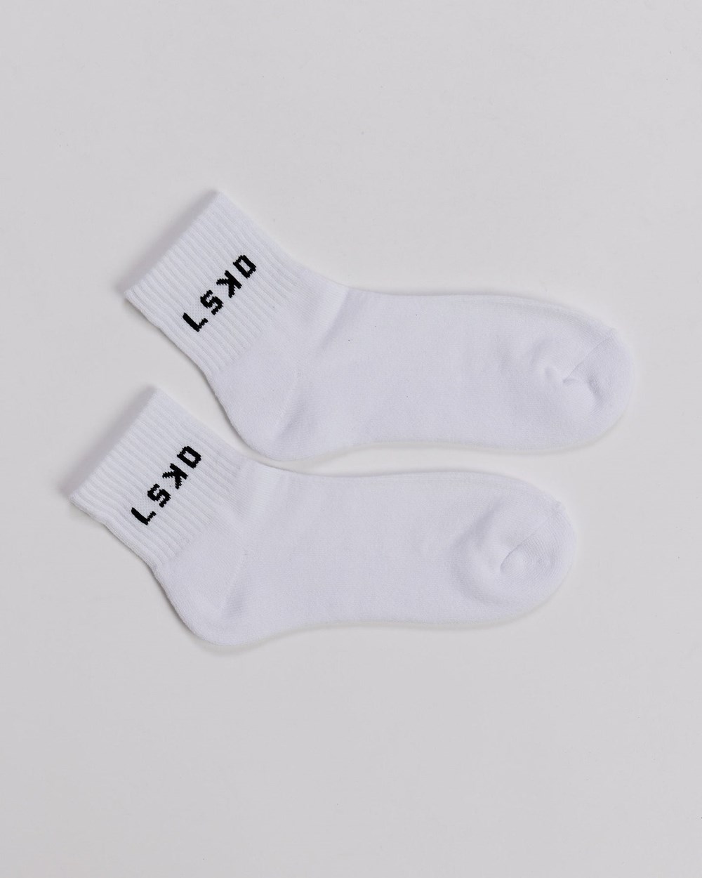 White LSKD Daily Quarter Crew Sock | DJ9160785