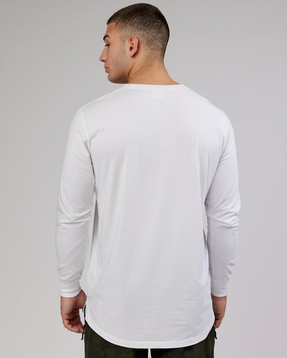 White LSKD Deluxe PimaFLX LS Tee | XP1793502