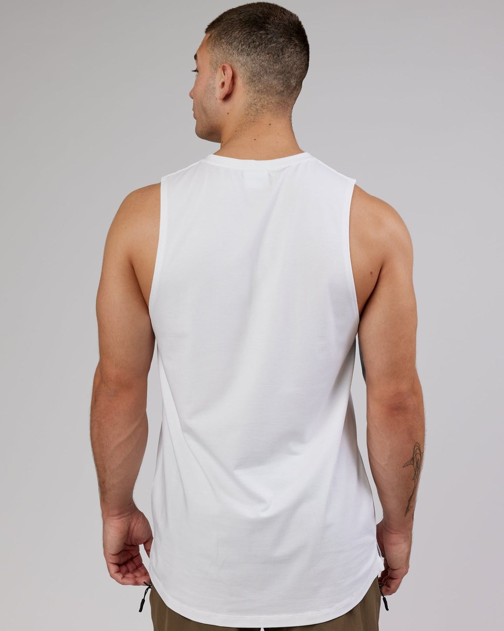 White LSKD Deluxe PimaFLX Tank | AZ0416528