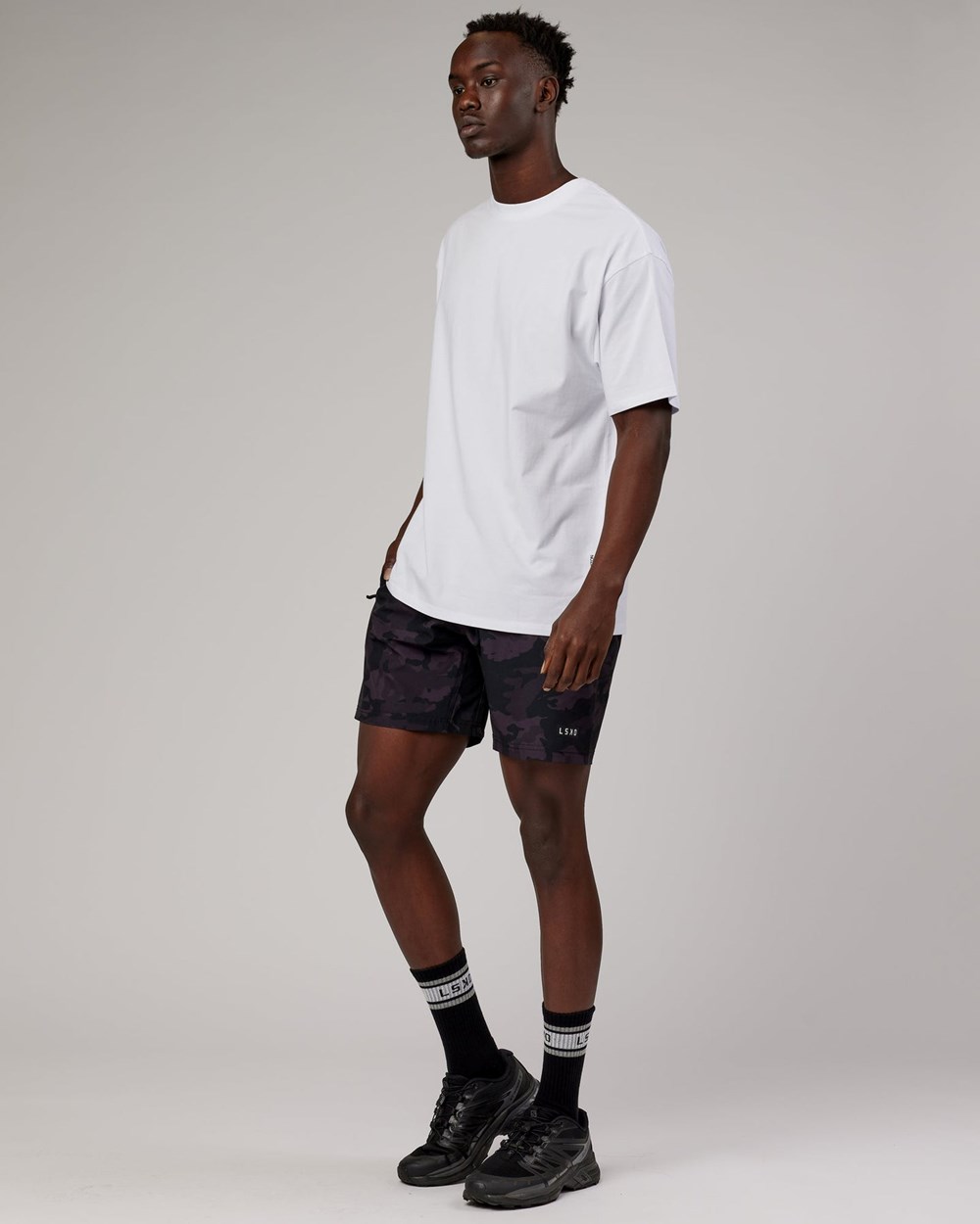 White LSKD DownLow FLXCotton Oversize Tee | UB1782563