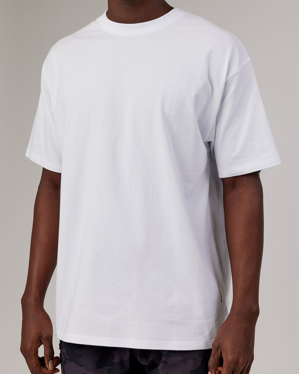 White LSKD DownLow FLXCotton Oversize Tee | UB1782563