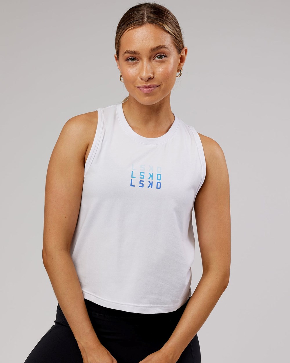 White LSKD Energy FLXCotton Tank | UH3925781