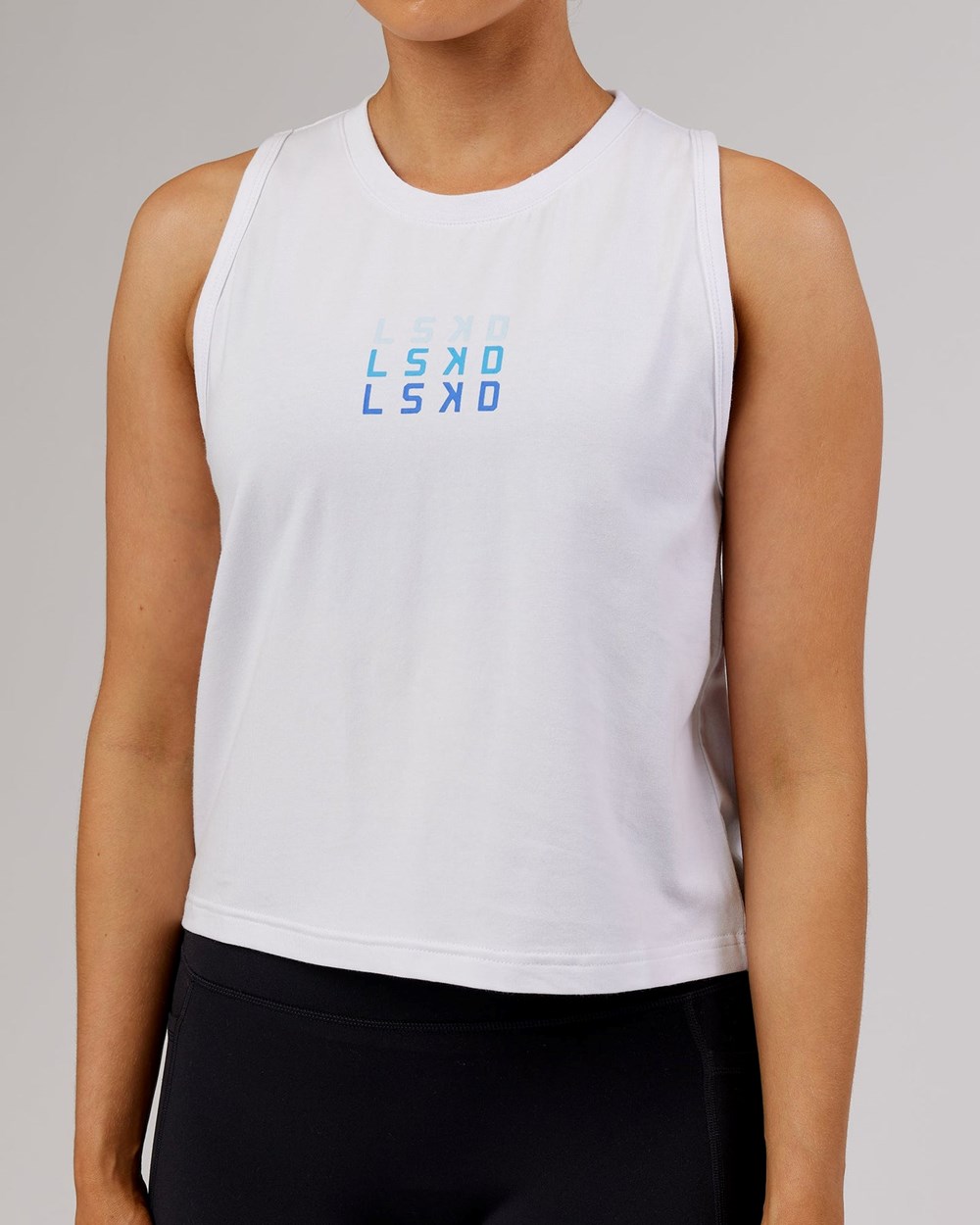 White LSKD Energy FLXCotton Tank | UH3925781