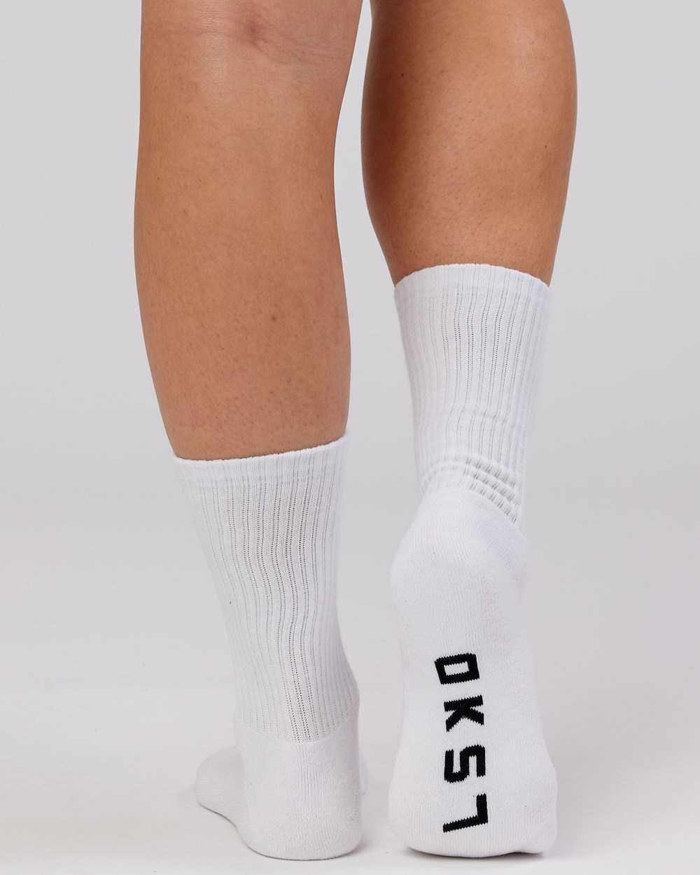 White LSKD Essential 3 Pack Crew Sock | GT6043782